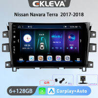 EKLEVA แอนดรอยด์วิทยุติดรถยนต์10.1นิ้ว12สำหรับนิสสันนาวารา Terra 2017-2018 Carplay Aux อัตโนมัติ Wifi DAB OBD USB เครื่องเล่นวิดีโอมัลติมีเดียรถยนต์2din จีพีเอส4G ฟรีของขวัญกล้องมองหลังและไมโครโฟน