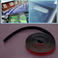 19Mm Width Universal Rubber Car Windshield Weather Seal Strip Trim Molding Cover 4M 13FT Length Black