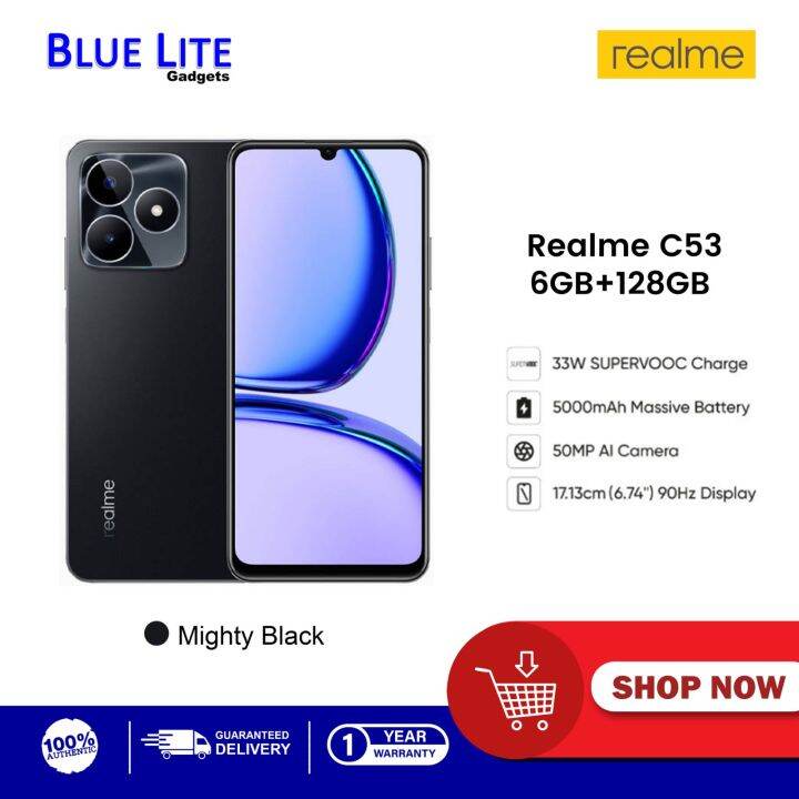 Realme C53 6gb 128gb Mighty Black Lazada Ph