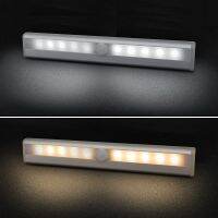 ✳❈ Wireless PIR Motion Sensor LED Night Light 9cm/19cm AAA Battrty Kitchen Cabinet Wardrobe Corridor Stair Night Lamp