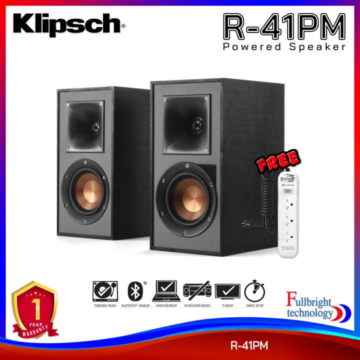 Klipsch R41PM Powered Speakers ลำโพงคุณภาพสูงขนาด 4 นิ้ว กำลังขับสูง