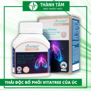 Viên uống thải độc phổi Vitatree Lung Detox 60 viên của Úc