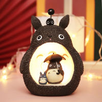 Totoro Star Light Night Light Childrens Birthday Gifts Resin Crafts Ornaments Kids Gift for Boyfriend Table Lights Bedroom Lamp