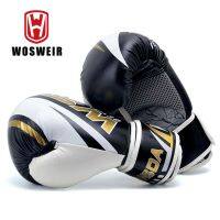 【LZ】☄❆☍  WOSWEIR PU Kick Luvas De Boxe Homens Mulheres Karate Muay Thai Guantes De Boxeo Luta Livre MMA Sanda Treinamento Adultos Kids Equipment