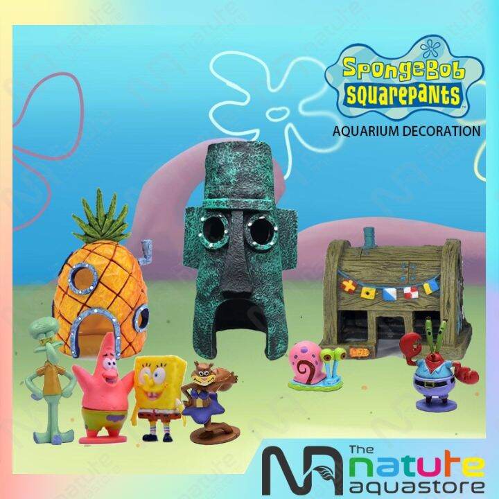 Spongebob Squarepants Series Aquarium Decoration Fish Tank Aquascaping — free download