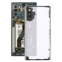 FixGadget For Samsung Galaxy Note 10 N970 N9700 Transparent Back Cover with Camera Lens Cover (Transparent)