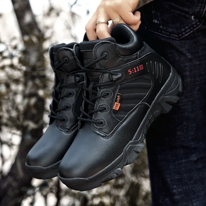 [High Quality] 511 Tactical Boots Antislip Shock Absorbing Outdoor