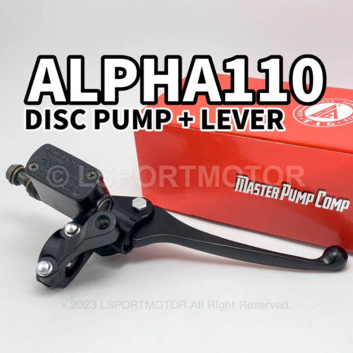HONDA ALPHA110 DISC PUMP + LEVER (FRONT) MASTER PUMP ASSY BRAKE LEVER ...