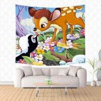 2021Home Decorative Bambi Wall Tapestry Hanging Carpet Polyester Sofa Cover Beach towel Bed Sheet Throw Blanket