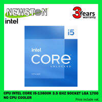 [Instock] CORE I5-13600K CPU INTEL 3.5 GHz LGA 1700 NO CPU COOLER (3Y)