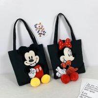 2022น่ารักผ้าใบกระเป๋า Mickeymouse แนวโน้มกระเป๋าสบายๆที่มีสีสันกระเป๋าแบบพกพาผ้าใบกระเป๋ากุญแจมือกระเป๋าผู้หญิงกระเป๋านักเรียน