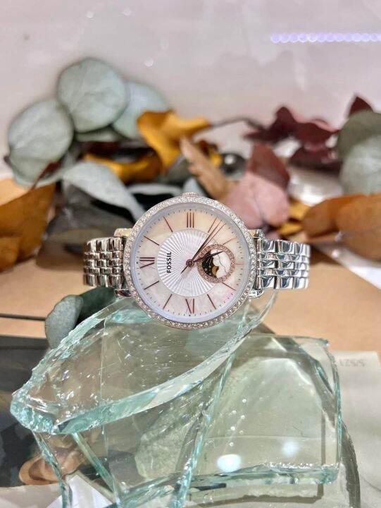 Original Fossil ES5164 Jacqueline Sun Moon Multifunction Stainless