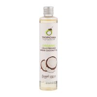 [Hot Deal] Free delivery จัดส่งฟรี Tropicana Organic Cold Pressed Virgin Coconut Oil 100ml. Cash on delivery เก็บเงินปลายทาง