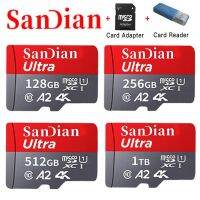 การ์ดความจุหน่วยความจำสูง128GB แฟลชการ์ดความเร็วสูง Micro Sd/tf 256GB สำหรับสมาร์ทการ์ด SD 512GB สำหรับสมาร์ทโฟน/แท็บเล็ตพีซี