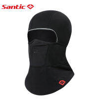 Santic หมวกขี่จักรยานความร้อนหมวกกีฬา Windproof Dustproof Breathable จักรยานหัวหมวกสำหรับสตรีและผู้ชาย W0P076