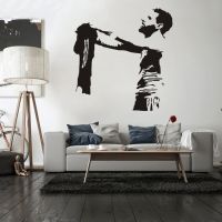Football Player Art Wall Decal Famous Football Club Soccer Vinyl Sticker Mural Bedroom Decor Home Decoration Boys Stickers W576