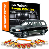 โคมไฟในบ้าน Canbus 8ชิ้นสำหรับ Subaru Forester 1998 1999 2000 2001 2002หลอดไฟเบรกชุดไฟโดมแผนที่ภายใน LED