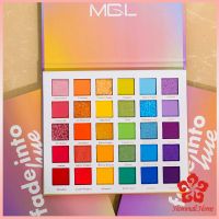 อายแชโดว์พาเลท 30 สี  เครื่องสําอางสําหรับแต่งหน้า น้ําหนักเบา สีรุ้ง สําหรับผู้หญิง Eye shadow