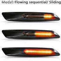 2pc Dynamic Amber 12V LED Side Marker Lights Turn Signal Lamp For BMW 1 3 5 Series F30 E90 E91 E92 E93 E46 E60 E61 BMW F10 Style