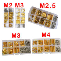 M2 M2.5 M3 M4 Hex ss Standoff Male Female Thread Pillar Spacer Mount Screw Nut PCB Motherboard Assortment Kit 240Pcs