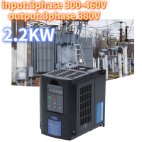 ตัวควบคุมความเร็วมอเตอร์ไดรฟ์ความถี่ตัวแปร 3 เฟสเวกเตอร์อินเวอร์เตอร์ 2.2KW 380V A2-3022