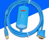 สายเคเบิลชนิดแยก USB-XW2Z-200S-CV เหมาะสำหรับ CQM1C200HECS Series PLC Programming Cable