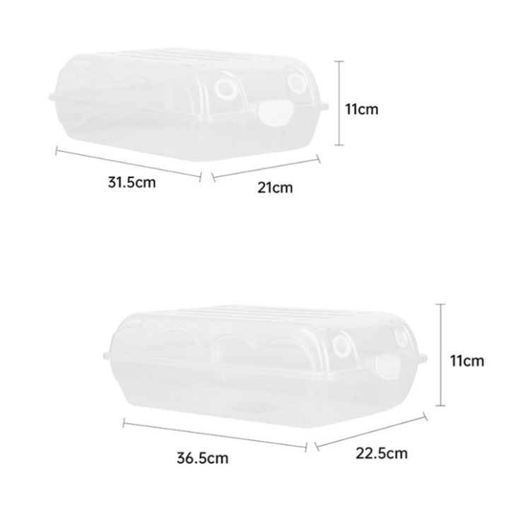 กล่องใส่รองเท้า-กล่องใส่รองเท้ามีฝาปิด-กล่องใส่รองเท้าแบบฝาเปิด-กล่องเก็บของ-เปิดฝาด้านหน้า-กล่องใส่รองเท้าแบบแข็ง-3ชิ้น