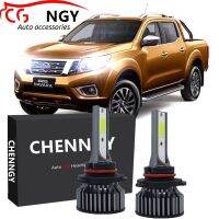 New หลอดไฟหน้า 6000K 12V-24V สีขาวสว่าง สําหรับ Navara (NP300) 2015-2021 Qty2