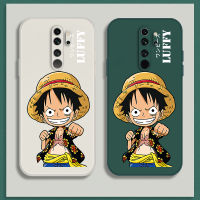 เคส redmi note 8 เคสเรดมี่โน๊ต8 Pro case เคสซิลิโคนเหลวการ์ตูน Luffy การ์ตูน Luffys กันกระแทก Flocking ฝาครอบโทรศัพท์ป้องกัน