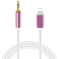 For IPhone Aux Cord Aux Cord for Car Apple to 3.5mm Aux Cable for IPhone5 and Above Models and Ipad-Rose Gold