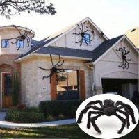 30cm50cm75cm90cm125cm150cm200cm Black Spider Halloween Decoration Haunted House Prop Indoor Outdoor Giant Decor