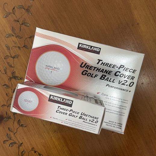 Kirkland Signature ThreePiece Urethane Cover Golf Ball v2.0 3pc/box