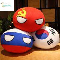 XSUIMI อิตาลีเกาหลีขนาด10ซม. จากประเทศอังกฤษประเทศญี่ปุ่น Countryball USSR ของเล่นลูกบอลขนาดเล็กพวงกุญแจลูกบอลโพลันด์บอลจี้ตุ๊กตาพวงกุญแจของเล่นลูกบอลประเทศ