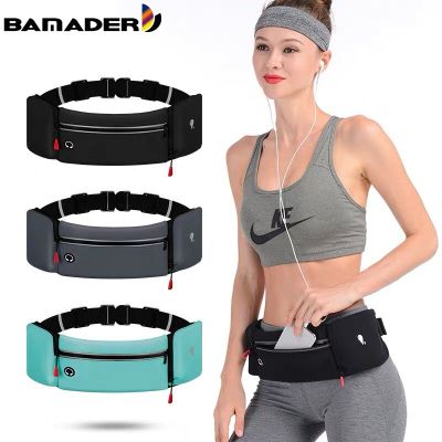 Waterproof Running Waist Bag Canvas Sports Jogging Portable Outdoor Phone Holder Belt Bag Women Men Fitness Sport Accessories