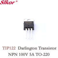 10PCS Original TIP122 100V 5A 2W TO220 NPN Darlington Transistor kit amplifier set power bipolar