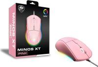 COUGAR Minos XT RGB Gaming Mouse w/ 4000 DPI (Pink) (CGR-Minos XT 2)