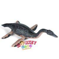 Monkey Toys - โมเดล ไดโนเสาร์ Plesiosaurus ดำ ขนาด 18.50 CM (จากหาดใหญ่)