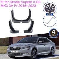 ✿☎อุปกรณ์ป้องกันบังโคลนสำหรับ Skoda 3 B8 MK3 IV 2016 2017 2019 2020 2021 2022 2023