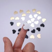 ◘ 100 pieces 2cm(0.8 in) Small Heart Sticker Wedding Decor Acrylic Mirror Sticker Kid 39;s Room DIY Accessory Party Guest Gifts