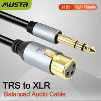 สายปืนใหญ่เสียงเสียงไมโครโฟนสายเคเบิล XLR พอร์ต XLR ตัวผู้สายเพิ่มความยาวแจ๊คเครื่องเสียงตัวเมีย