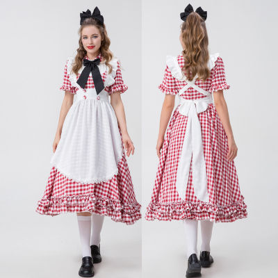New Halloween Maid Role Playing Service สองมิติ Lolita Maid Party Performance Dress Coffee Maid Uniform