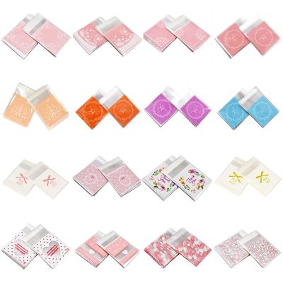 50/100pcs Bow Tie Design Cookie Candy Bag Self-Adhesive Plastic Packing Bag for Wedding Party Biscuits Baking Package Supplies Gift Wrapping  Bags