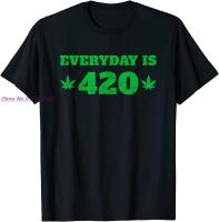 Everyday-Is Pot Stoners T-Shirt Cotton Men T Shirts Crazy Tees Oversized Design