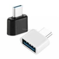 50PCS/LOT USB Female To USB-C Type C 3.1 OTG Male Data Adapter For Samsung S8 LG G6 G5 V20 Oneplus 2 3 Huawei P9 P10 Plus