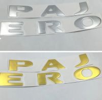 โลโก้สติกเกอร์เรซิ่น ปาเจโร่ ติด มิตซูบิชิ ขนาดประมาณ 60 * 5.1ซม Mitsubishi Pajero Montero sticker logo V73 V75 V77 V93