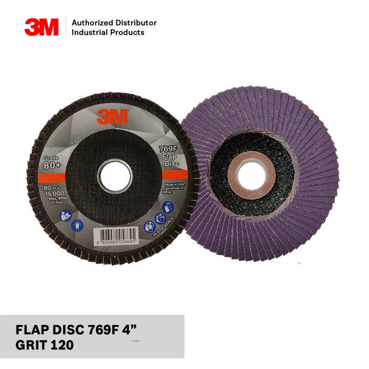 3M 769F FLAP DISC p120 100MM X 16MM 4INCHES Lazada PH