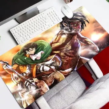 anime manga Shingeki no Kyojin Scout Gaming PC Wired Wireless Mouse pad