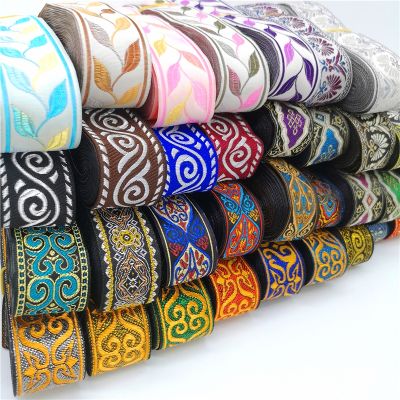 Vintage Ethnic Embroidery Lace Ribbon Boho Lace Trim DIY Clothes Bag Accessories Embroidered Fabric