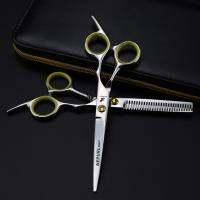 6.0 Inch hair shears cutting scissors 440c barber Professional Hairdressing Scissors For Hair Salons