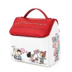 Peanuts Snoopy house Insulated Cold Warm Storage Lunch Bag from Japan Magazine 